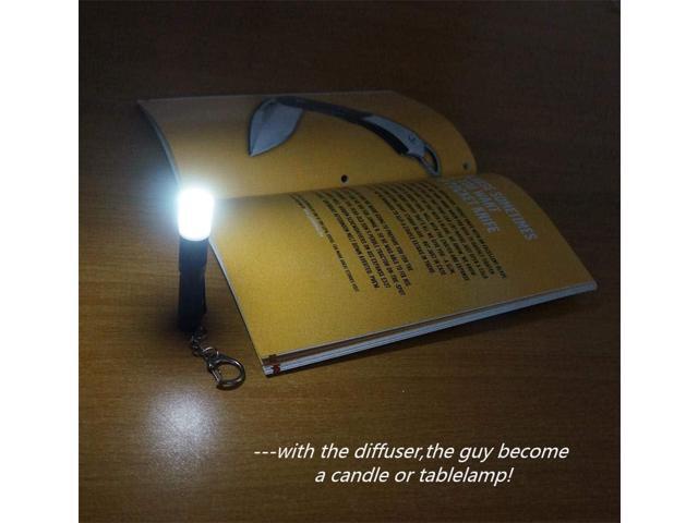 Mini Keychain Flashlight AAA Small Bright Pocket Light 150 Lumens 3 Modes Multipurpose Hatlight Camplight Tablelight for Everyday EDC Reading Walk...