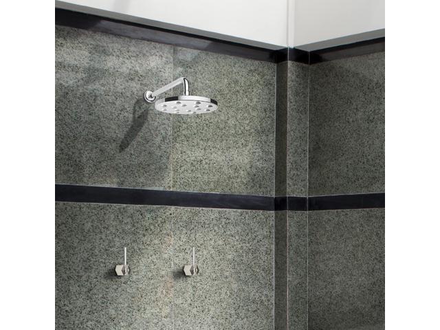 Homewerks HS31-R125CH Rain Can Shower Head 8.9 Inches, Luxurious Air Infused Water Flow 2.5 GPM, Chrome Finish