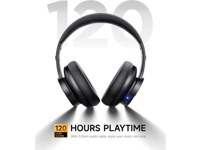 Picun B8 Bluetooth Headphones, 120H Playtime Headphone Wireless Bluetooth with 3 EQ Modes, Low Latency, Hands-Free Calls, Over Ear Headphones for...
