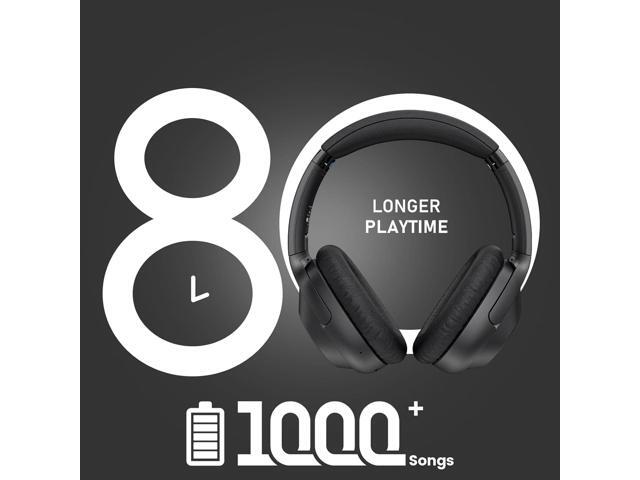 Riibox Y7Pro Hybrid Active Noise Canceling Headphones, 80 Hours Playtime,Hi-Res Audio Wireless Over-Ear Bluetooth Headphones for Home Travel Office...