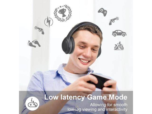 T-fun NC50 Hybrid Active Noise Cancelling Headphones Wireless Bluetooth 5.3, Foldable Over Ear Headphones, Custom EQ via App, 65 Hours Playtime,...