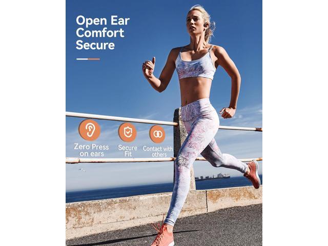 Open Ear Sport Headphones, Wireless Bone Conduction Earphones, Built-in 32GB MP3,with Mic, IP68, Sweat & Water Resistant, Up to 8 Hours Battery,...