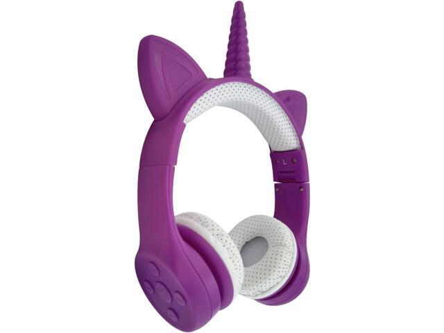 Unicorn Kids Headphones, Unicorn Bluetooth Headphones Foldable for Girls Boys Toddlers Tablet School Travel,Light Up Kids Wireless Headphone...