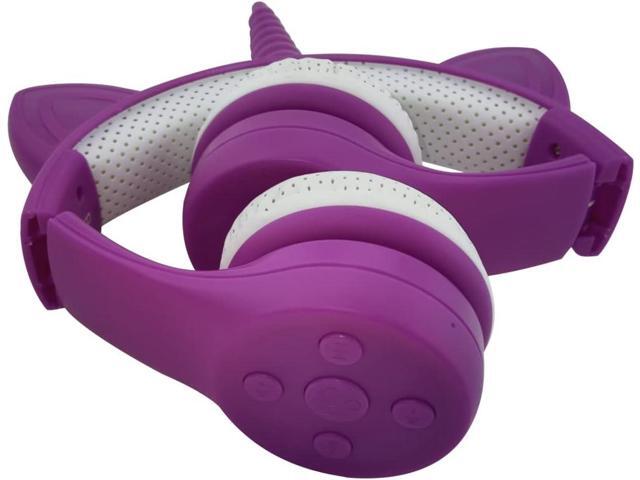 Unicorn Kids Headphones, Unicorn Bluetooth Headphones Foldable for Girls Boys Toddlers Tablet School Travel,Light Up Kids Wireless Headphone...