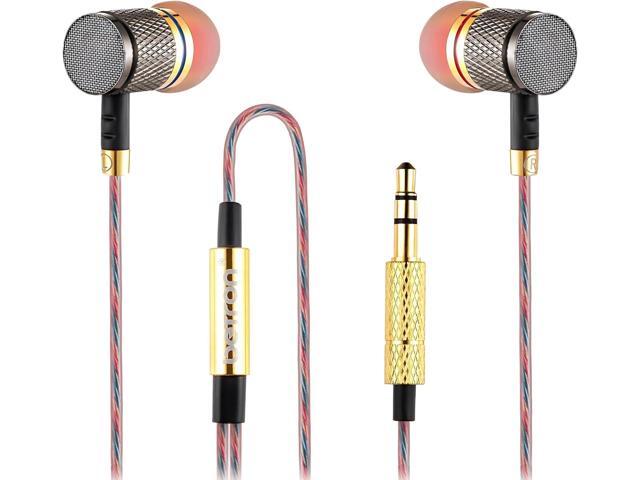 Betron YSM1000 Earphones in Ear Headphones Wired 3.5mm Jack Tangle-Free Cable Case and Noise Isolating Earbuds