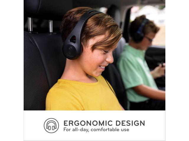 ThinkWrite Technologies / TWT Audio Ergo, TW100 Premium On-Ear Noise Reducing Ergonomic Black Headphone (3.5MM)
