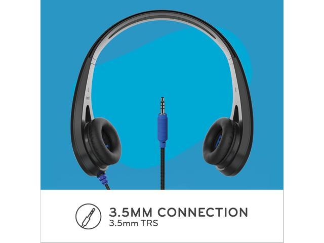 ThinkWrite Technologies / TWT Audio Ergo, TW100 Premium On-Ear Noise Reducing Ergonomic Black Headphone (3.5MM)