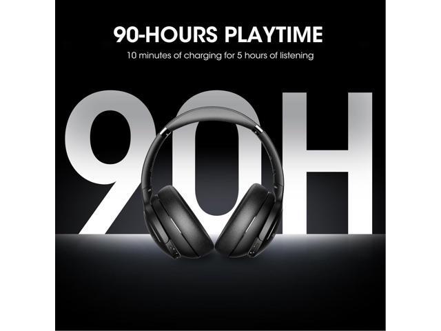 DOQAUS Upgrade Bluetooth Headphones Over Ear,90H Playtime Bluetooth 5.3 Wireless Headphones 3 EQ Modes,Built-in HD Mic,HiFi Stereo Sound,Deep...