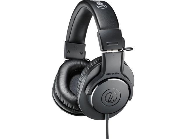 Audio-Technica ATH-M20X Professional Studio Monitor Headphones, Black