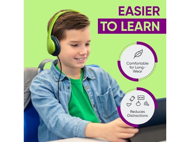 10 Pack Bulk Wired On-Ear Leather Headphones with 3.5mm Connector, Multi