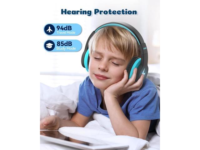 seenda Kids Bluetooth Headphones Boys, Kids Wireless Headphones with 85/94dB Volume Limited, 45H Playtime, 3 Lighting Modes, Built-in Mic, Over Ear...