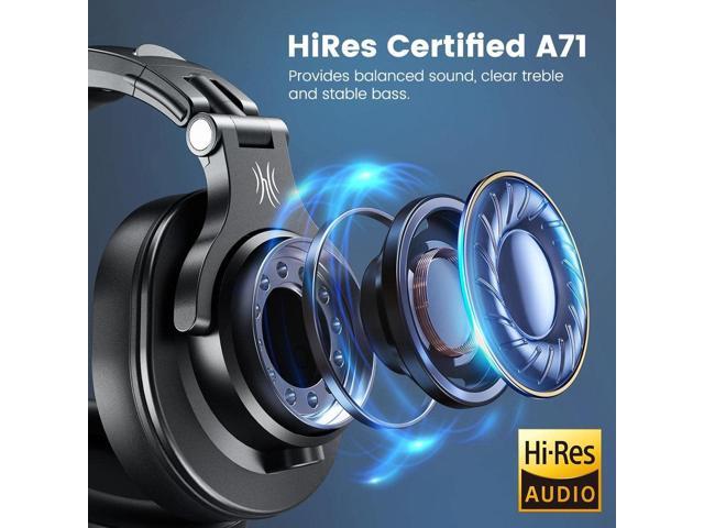 OneOdio A71 Hi-Res Studio Recording Headphones - Wired Over Ear Headphones with SharePort, Monitoring Mixing Foldable Headset with Stereo Sound,...