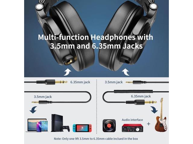 OneOdio A71 Hi-Res Studio Recording Headphones - Wired Over Ear Headphones with SharePort, Monitoring Mixing Foldable Headset with Stereo Sound,...