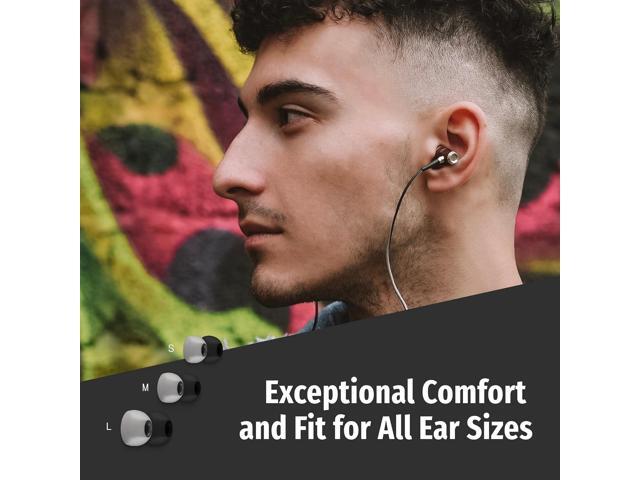 Symphonized Wired Earbuds with Microphone 90% Noise Cancelling Ear buds with Mic, in Ear Headphones Wire for Computer & Phone, Earphones 3.5 mm Jack