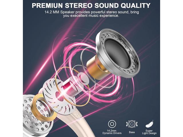 Wireless Earbuds Sport, Bluetooth 5.4 Headphones 2024 Bluetooth Earbuds with 75Hrs Stereo, 4 ENC Mic, Over-Ear Buds with Earhooks Noise Canceling...