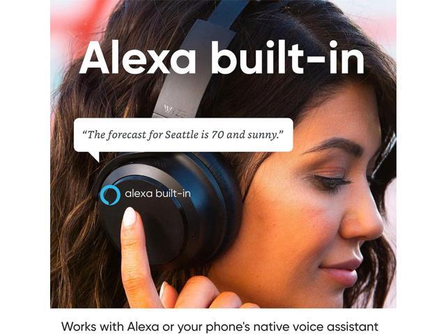Wyze Noise Cancelling Headphones and Hard Case for Travel, Wireless Over The Ear Bluetooth Headphones with Active Noise Cancellation, Transparency...
