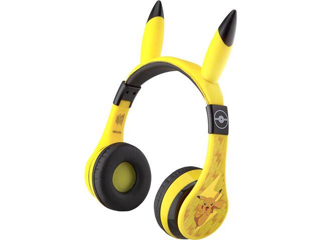 eKids Pokemon Kids Bluetooth Headphones, Wireless Headphones with Microphone Includes Aux Cord, Volume Reduced Kids Foldable Headphones for School,...
