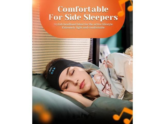 Navly Sleep Headphones, 10Hrs Sports Headband with Soft Cozy Earbuds Comfortable, Headphones Headband with Ultra-Thin HD Stereo Speakers Perfect...