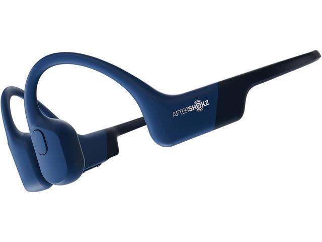 AFTERSHOKZ Aeropex Open-Ear Wireless Bone Conduction Headphones, IP67 Rated, Blue Eclipse