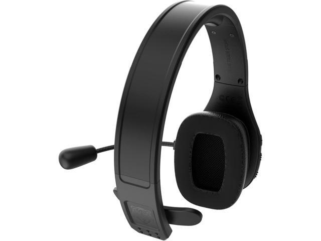 Blue Tiger Storm in Black - Wireless Bluetooth Professional Trucker Headset with Microphone, Cooling Gel Ear Cushion Fastest Charge, Noise...