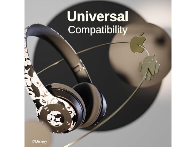 Disney Mickey Mouse Bluetooth Headphones- Over The Ear Bluetooth Wireless Headset with Built in Mic and Up to 15 Hrs Playtime Mickey Mouse Gifts...