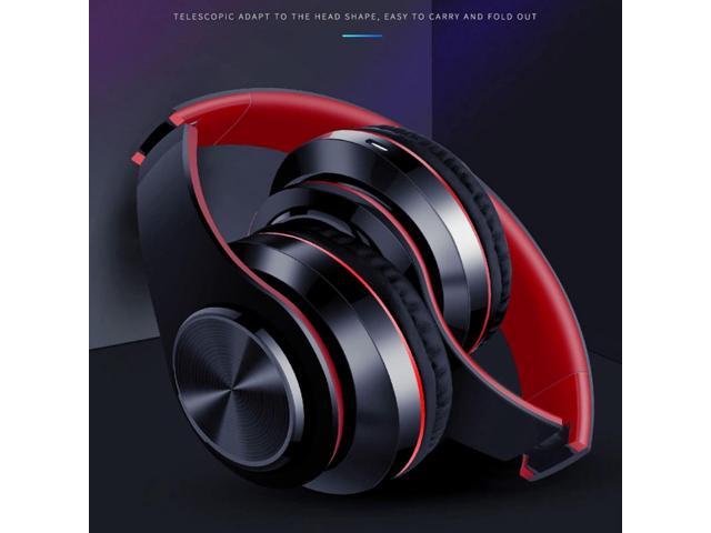Wireless Bluetooth Headphones with Colorful LED Lights, Built-in Mic, Light Weight, Foldable, Wired HiFi Stereo Headphones for Classroom/Home...