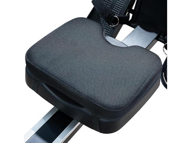 Rowing Machine Seat Cushion, Custom Memory Foam for Perfectly Fit, Washable Cover with Anti-Slip Fastening Strap, Compatible UTRYUP & Concept 2 and...