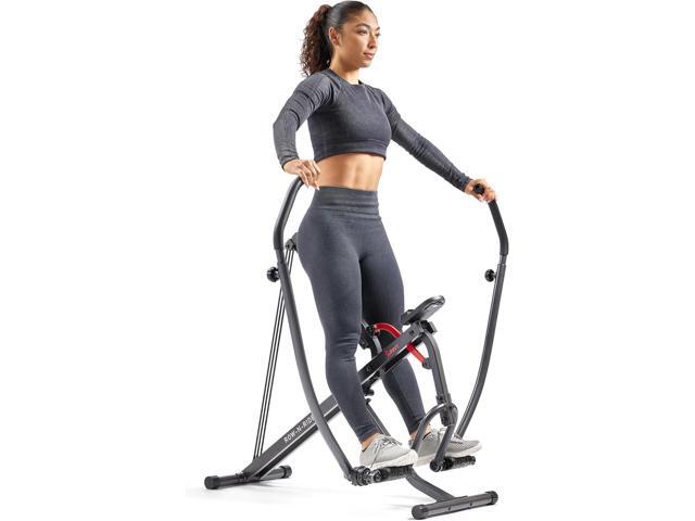 Sunny Health & Fitness Smart Compact Full Motion Rowing Machine, Full-Body Workout, Low-Impact, Extra-Long Rail, 350 LB Weight Capacity and...