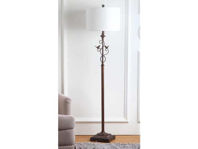 SAFAVIEH Lighting Collection Birdsong Traditional Rustic Farmhouse Oil-Rubbed Bronze 61-inch Living Room Bedroom Home Office Standing Floor Lamp...
