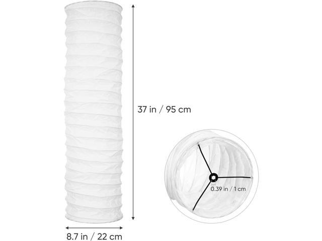 STOBOK Paper Floor Lamp Shades Light Japanese Style Standing Lamp Table Light Cover Barrel Chandelier Protector for Living Room Home Hotel