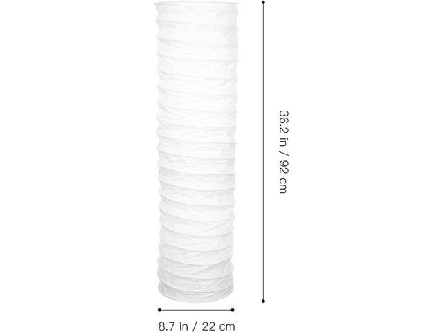 Uonlytech Paper Floor Lamp Shades Nordic Style Table Light Cover Barrel Chandelier Protector for Home Hotel Bedside Desk Wall Floor Lamp