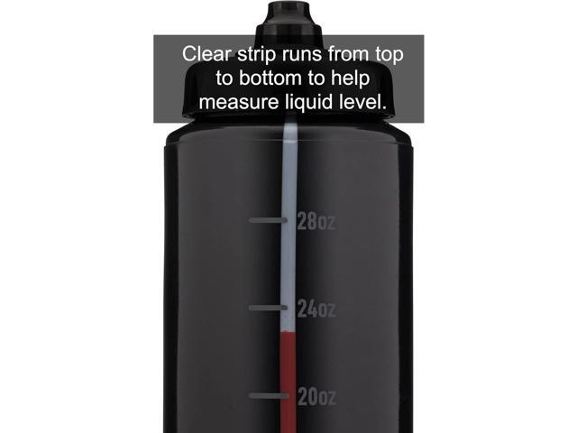 Hydra Cup Sport [4 Pack] 32 oz Squeeze Water Bottles, Fast Flow Sports Water Bottle with Ball Blender Whisk, Bike & Cycling Water Bottle, Travel To...