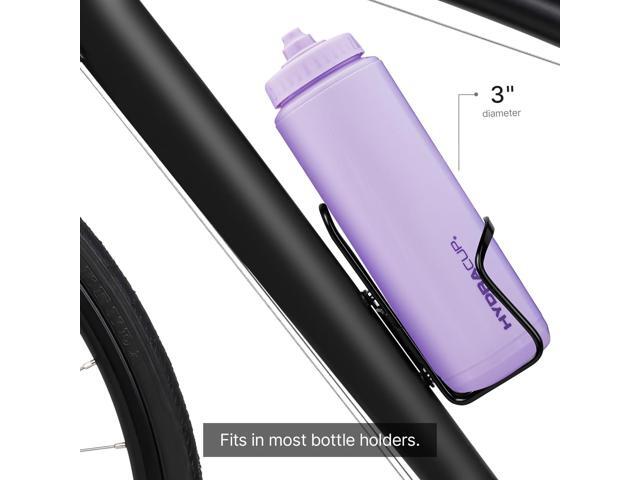 Hydra Cup Sport [4 Pack] 32 oz Squeeze Water Bottles, Fast Flow Sports Water Bottle with Ball Blender Whisk, Bike & Cycling Water Bottle, Travel To...
