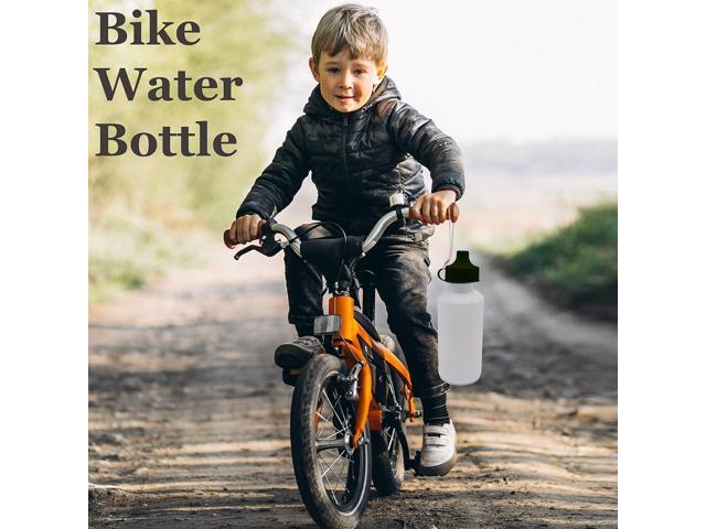 4E's Novelty Sports Water Bottles Bulk (12 Pack) 18 oz Squeeze Reusable Plastic White Water Bottle, BPA Free, School Kids Water Bottles Party Favor...