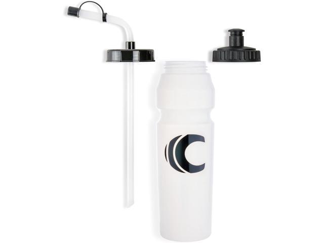 Cannon Sports 1 Liter Sports Water Bottle, BPA-Free, 34 Oz Capacity, Large Mouth, 2 lids (Straw and Squeeze), Great For Helmet Sports Such As...