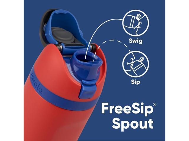 Owala Marvel FreeSip Insulated Stainless Steel Water Bottle with Straw for Sports and Travel, BPA-Free Sports Water Bottle, 24 oz, Spiderman
