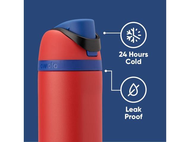 Owala Marvel FreeSip Insulated Stainless Steel Water Bottle with Straw for Sports and Travel, BPA-Free Sports Water Bottle, 24 oz, Spiderman