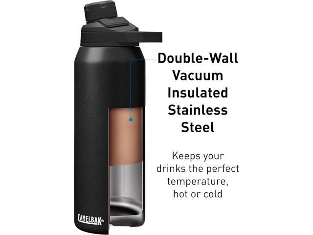 CamelBak Chute Mag 32oz Vacuum Insulated Stainless Steel Water Bottle, Black