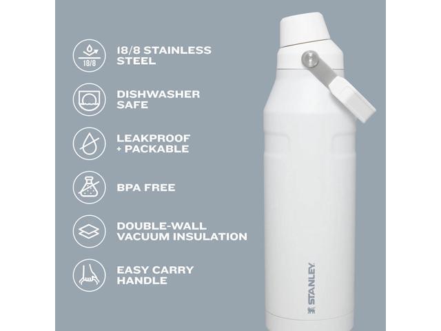 Stanley IceFlow Fast Flow Water Bottle Angled Spout Lid Lightweight & Leakproof for Travel & Sports Insulated Stainless Steel BPA-Free