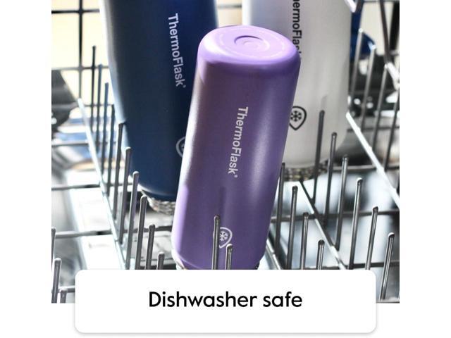 ThermoFlask Kids Bottle with Straw Lid - Durable & Dishwasher-Safe Water Bottles & Lids - Leak-Proof Bottle Lid Design - Reusable Water Bottles for...