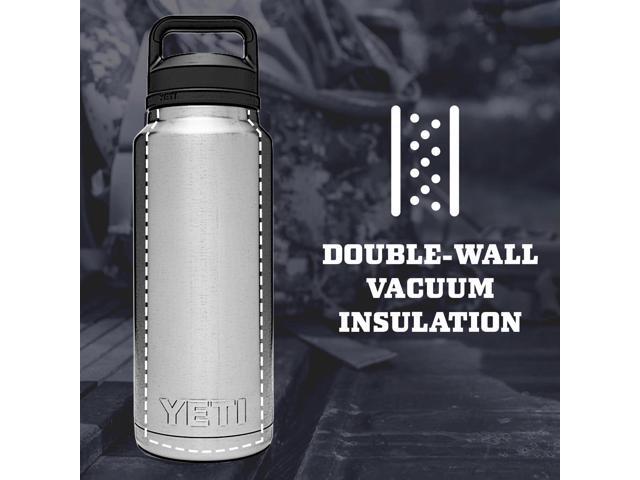 YETI Rambler 46 oz Bottle, Vacuum Insulated, Stainless Steel with Chug Cap