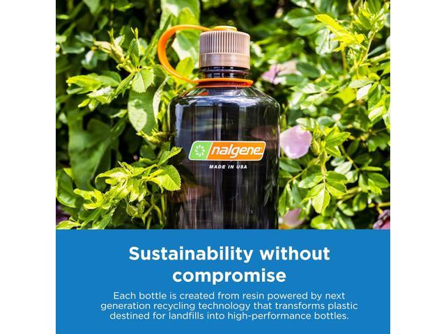 Nalgene Leak Proof Tritan BPA-Free Water Bottle - 32 oz Narrow Mouth - Made in the USA for Outdoor Use & Daily Hydration (Pear)