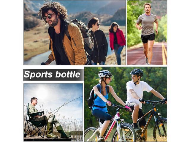 CHENGU Water Bottle Bulk 20 oz Aluminum Reusable Bottles Lightweight Snap Lid Water Cups Easy Carry Leak Proof Travel Tumbler for Gym Sports...