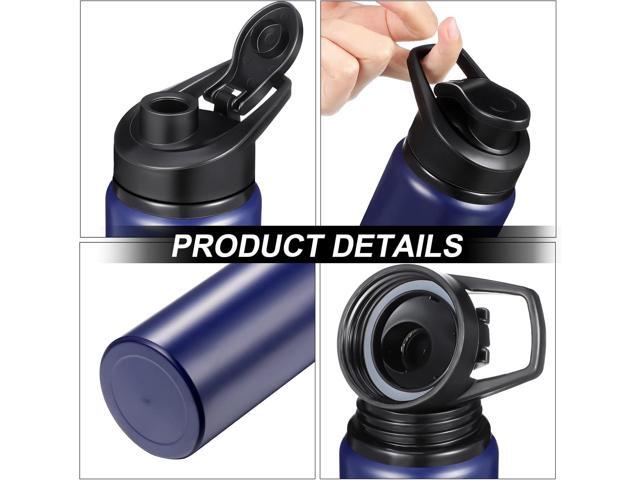 CHENGU Water Bottle Bulk 20 oz Aluminum Reusable Bottles Lightweight Snap Lid Water Cups Easy Carry Leak Proof Travel Tumbler for Gym Sports...