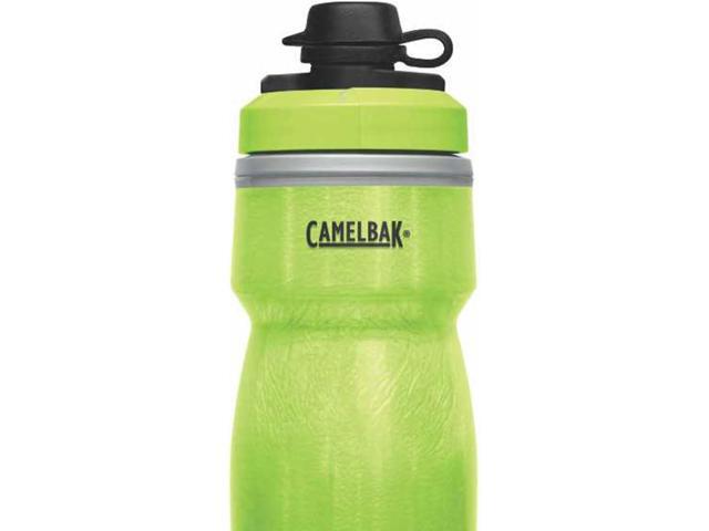 CamelBak Podium Dirt Series Chill Insulated Mountain Bike Squeeze Water Bottle Lime, 21oz