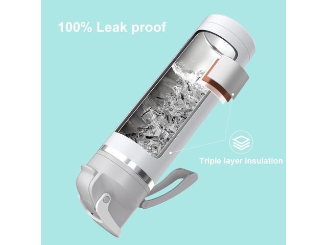 OISIZ Insulated Water Bottle 24 oz with 2-in-1 Straw and Swig Lid, Leakproof and BPA Free, Keep Cold 24H, Vacuum Stainless Steel Kids Water Bottle...