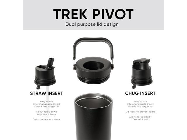 Simple Modern Trek Pivot 30oz Flip Straw Tumbler with Handle Water Bottle & Boot Interchangeable Straw & Chug Lids Insulated Stainless...