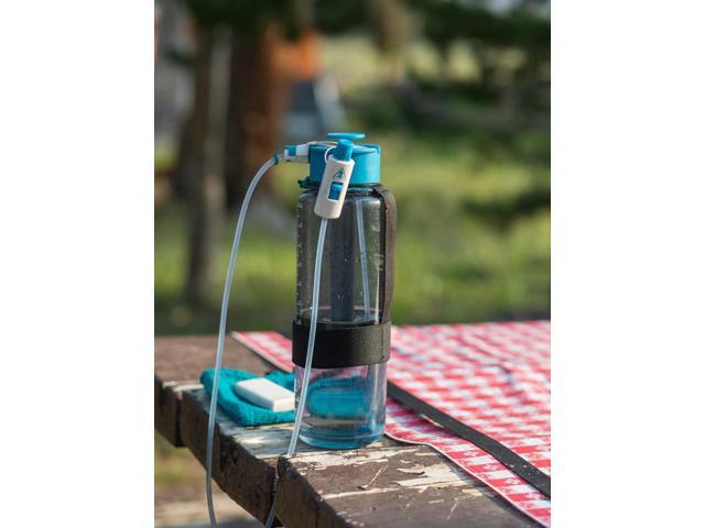 Lunatec 1500ml Hydration Spray Water Bottle - A pressurized personal mister, camp shower and sport water bottle in one easy-to-use BPA free bottle.