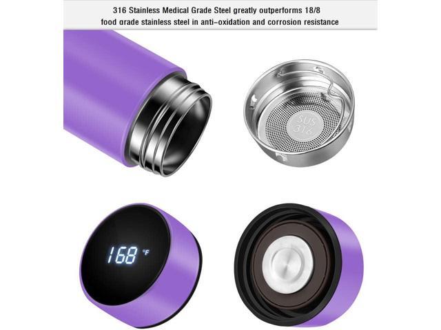 Insulated bottle,Coffee bottle,Tea Infuser Bottle,Smart Sports Water Bottle with LED Temperature Display,Double Wall Vacuum Insulated Water Bottle,...