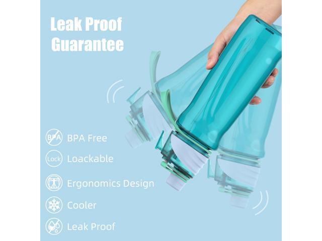 FEIJIAN Mist Water Bottle,32oz Sports Water Bottle with 2-IN-1 Mist & Sip Function, BPA-Free Plastic Water Bottles, Misting Water Bottle, Leakproof...